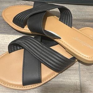 Women’s Black sandals $5